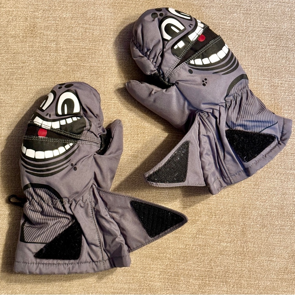 Dakine Scrambler Monster Kids Winter Mitt Gloves, Toddler M - 2/3 Years, Mitten